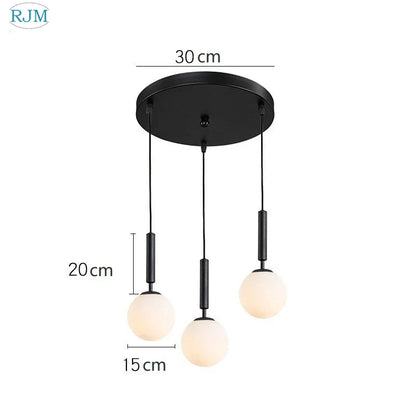 Decorbites™ Glasball-LED-Hängeleuchte: Nordisch Modern, Ein-Kopf, Kreatives Design