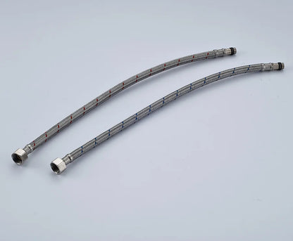 DecorBites™ 40cm Stainless Steel Faucet Plumbing Hose for Hot & Cold Water