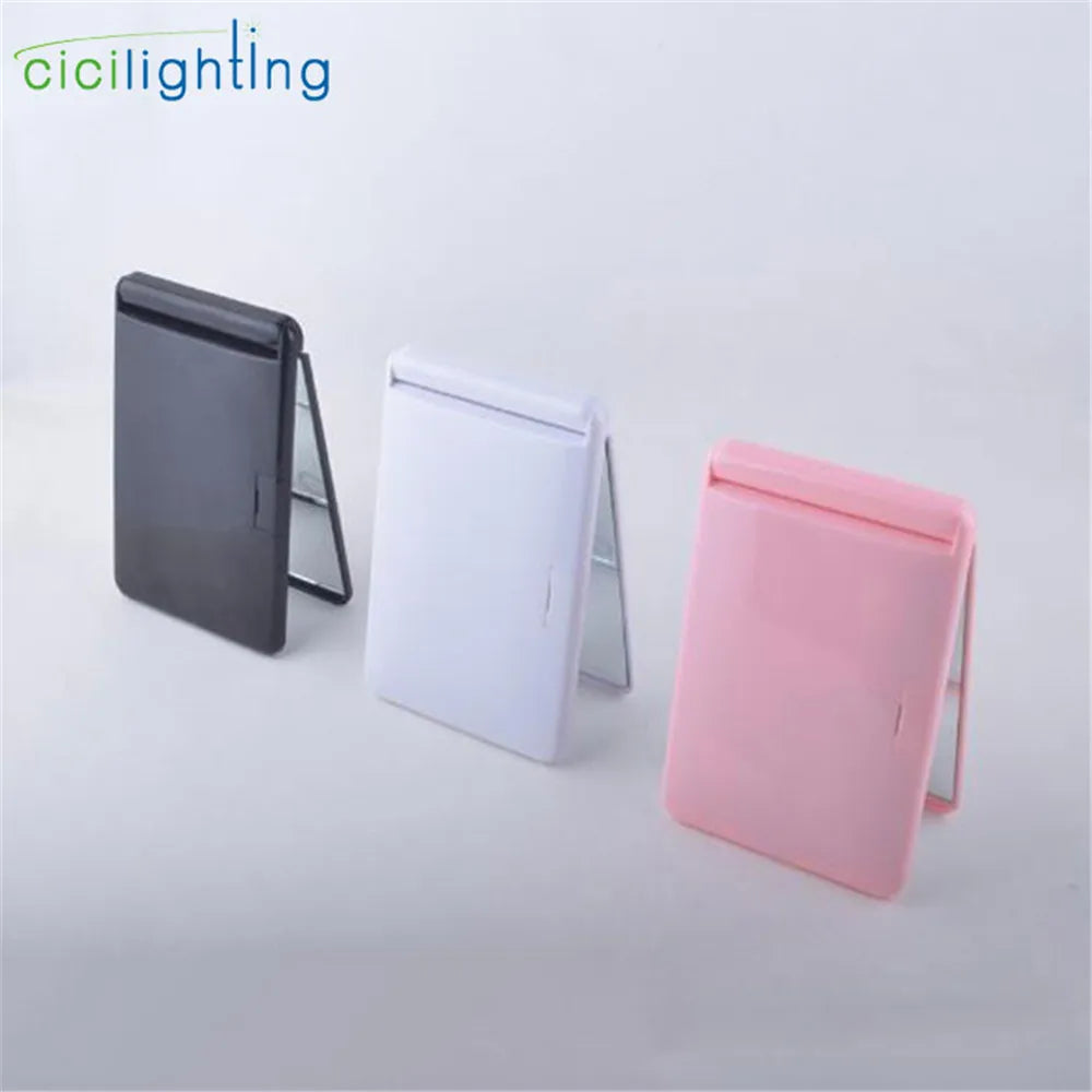 DecorBites™ LED Vanity Mirror Compact Foldable Makeup Pocket Cosmetic Mirror