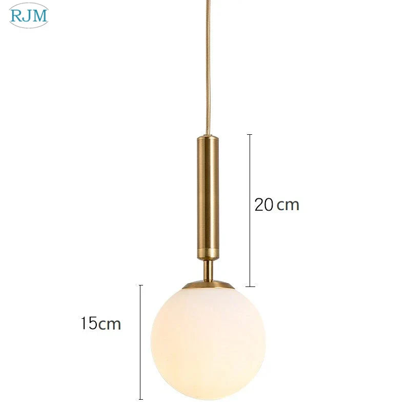 Decorbites™ Glasball-LED-Hängeleuchte: Nordisch Modern, Ein-Kopf, Kreatives Design