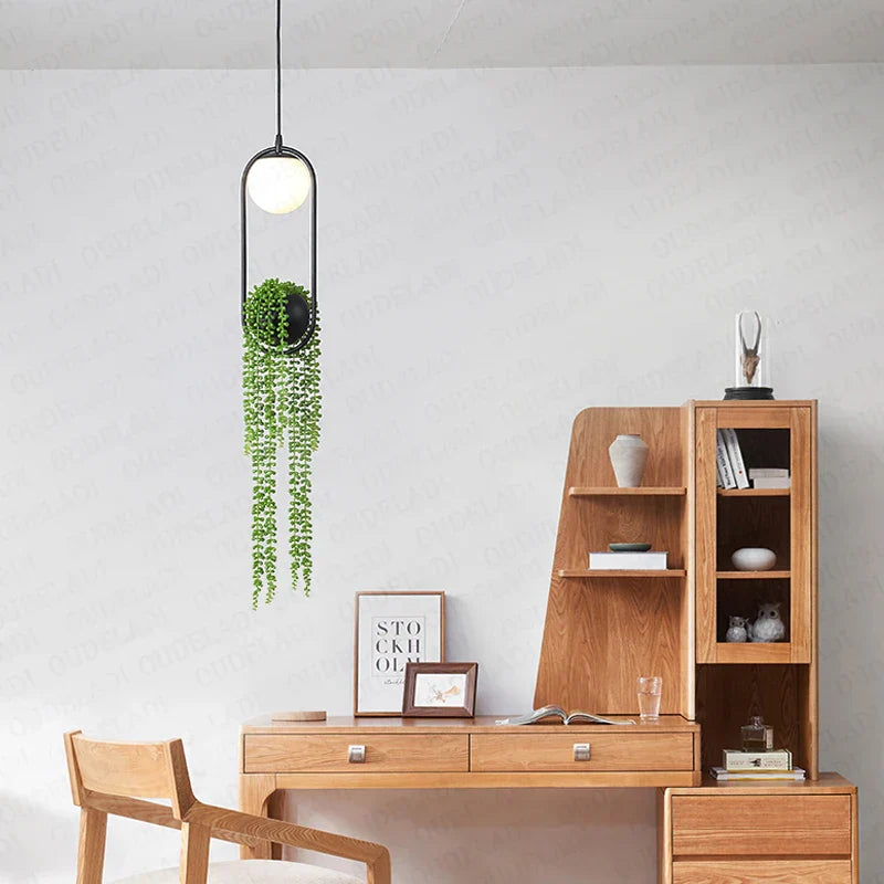 DecorBites™ Black Flower Pot Pendant Lights for Home Decor, Dining, Bar & Restaurant Lighting