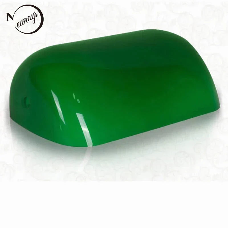 Decorbites™ Glas-Bankier-Lampenschirm – Elegante Lampenschutzabdeckung in Grün/Blau/Bernstein/Weiß