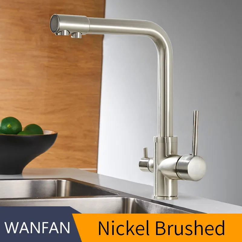 Decorbites™ Küchenarmatur mit Wasserreinigungsfunktionen – Aufsatzmontiert mit 360° Drehung