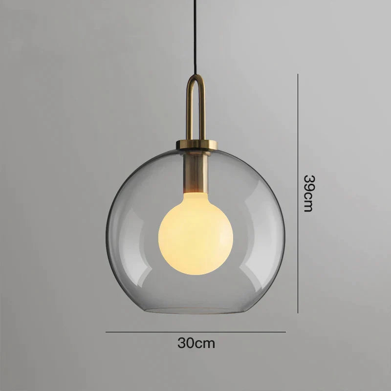 Decorbites™ Glas-Kugelleuchter für Wohnzimmer, Esszimmer, Bar – Luxuriöser Industrie-Stil