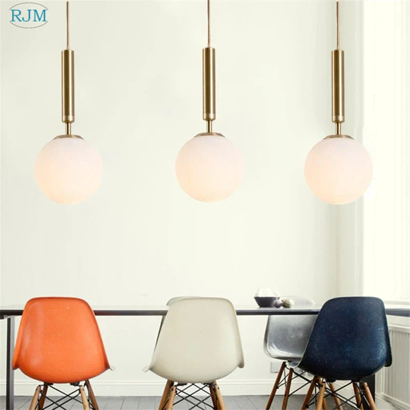 Decorbites™ Glasball-LED-Hängeleuchte: Nordisch Modern, Ein-Kopf, Kreatives Design