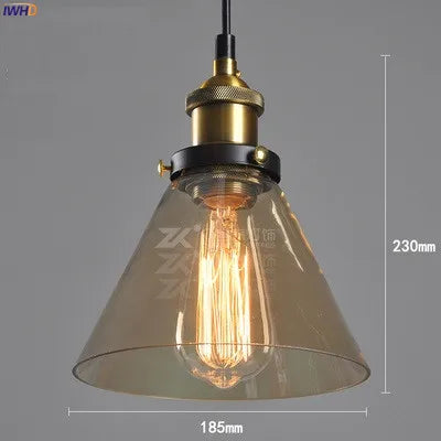 Decorbites™ Glas-Hängeleuchten für Ess- und Wohnzimmer, Vintage-Industrial-Hängeleuchte