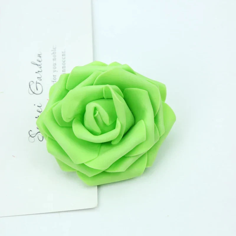 Decorbites™ Schaumrosen Blumenwand Heim Hochzeitsdekoration Brautbrosche Handgefertigte Künstliche Blumen
