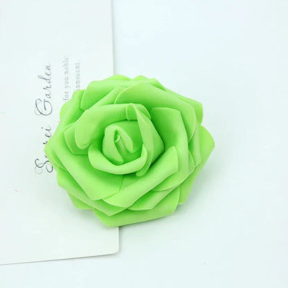 Decorbites™ Schaumrosen Blumenwand Heim Hochzeitsdekoration Brautbrosche Handgefertigte Künstliche Blumen