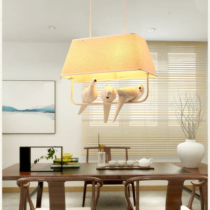 Decorbites™ Vogelkäfig-Lüster: Harz-Retro-Leuchte Pendellampe für Esszimmer, Schlafzimmer, Kücheninsel