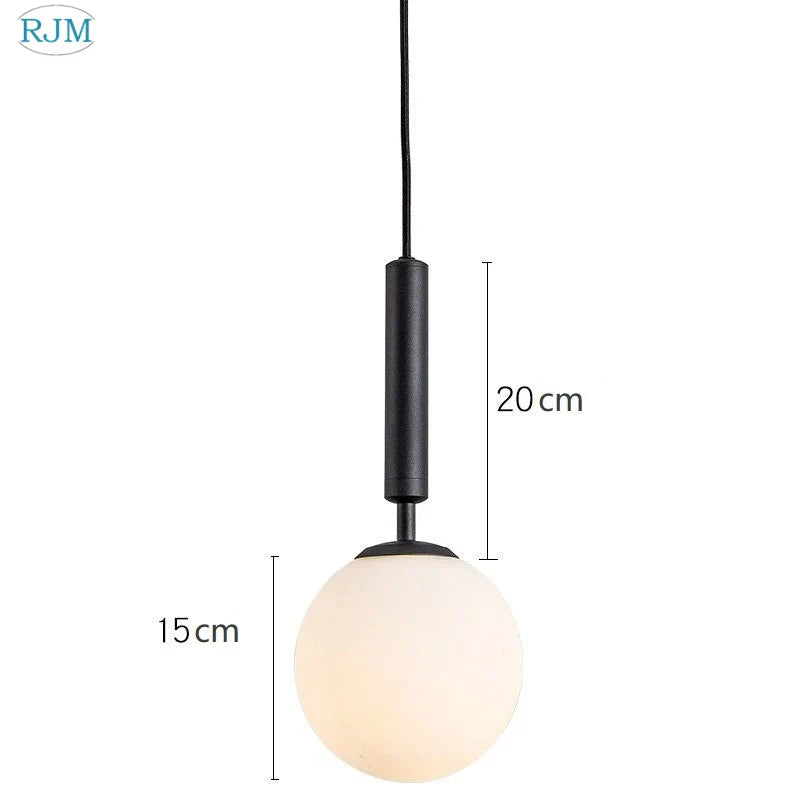 Decorbites™ Glasball-LED-Hängeleuchte: Nordisch Modern, Ein-Kopf, Kreatives Design