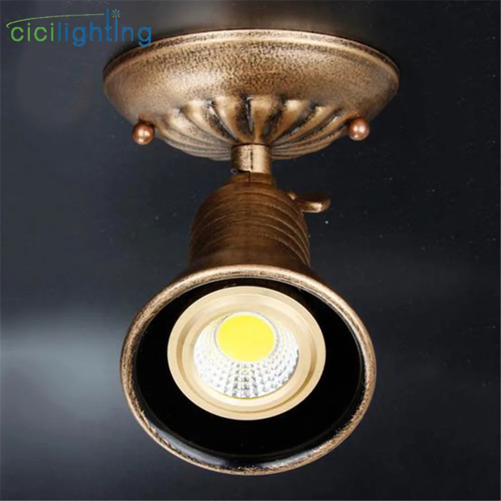 Decorbites™ Industrielle Vintage LED-Spotleuchte für Zuhause, Laden, Geschäft, Deckenleuchte