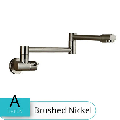 Decorbites™ Drehgelenk-Auslauf Messing-Küchenarmatur, Einloch Zwei-Griff Schwingarm