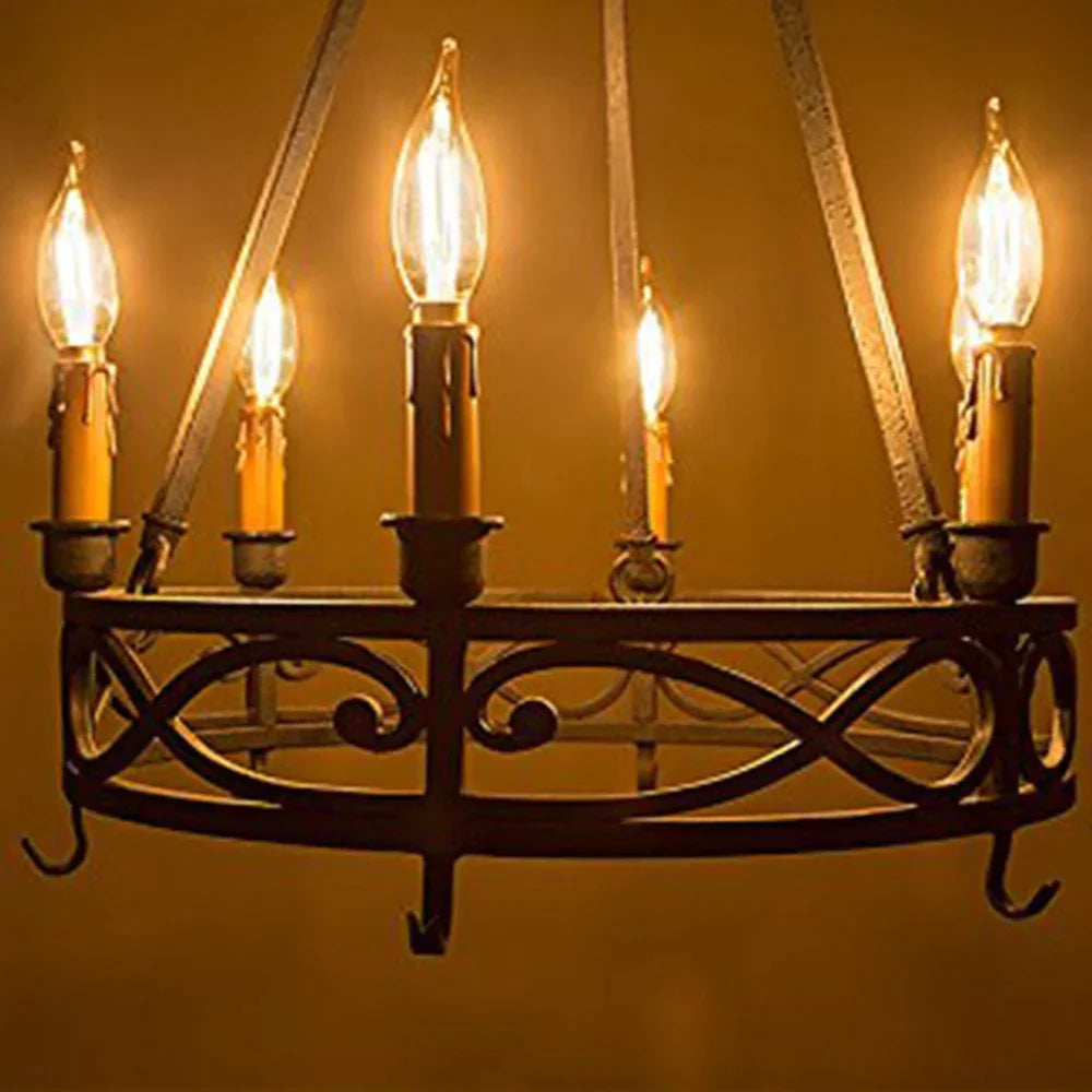 Decorbites™ LED-Filament-Birnen C22T Goldton Kerzenlampe E12 2W 2200K Kronleuchter-Dekoration