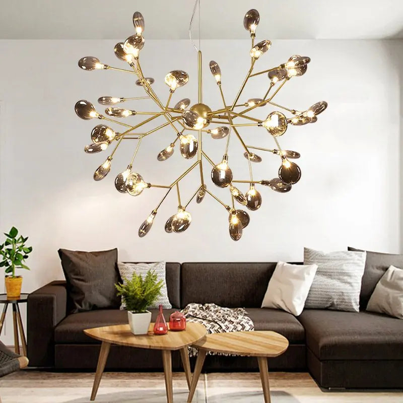 Art Deco Branch Chandelier