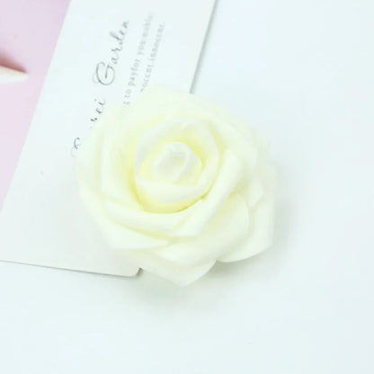 Decorbites™ Schaumrosen Blumenwand Heim Hochzeitsdekoration Brautbrosche Handgefertigte Künstliche Blumen