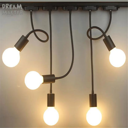 Decorbites™ LED Flex-Track-Leuchte für Bekleidungsgeschäfte - Schwarz Weiß Biegsame Stange Biegeleuchte