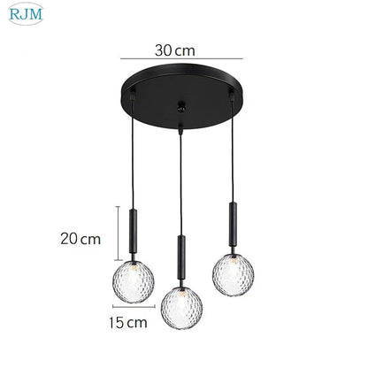 Decorbites™ Glasball-LED-Hängeleuchte: Nordisch Modern, Ein-Kopf, Kreatives Design