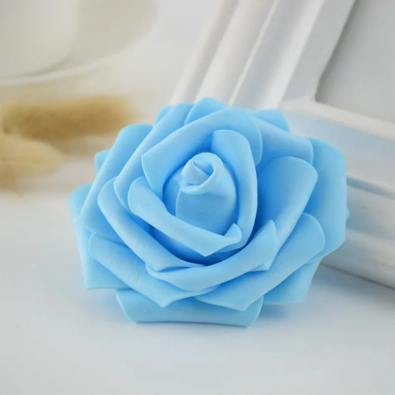 Decorbites™ Schaumrosen Blumenwand Heim Hochzeitsdekoration Brautbrosche Handgefertigte Künstliche Blumen