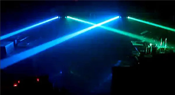 Decorbites™ Acht-Augen-LED-Strahl-Scan-Bühnenlicht: Vier-Strahl-Leiste Disco-Party-Effekt