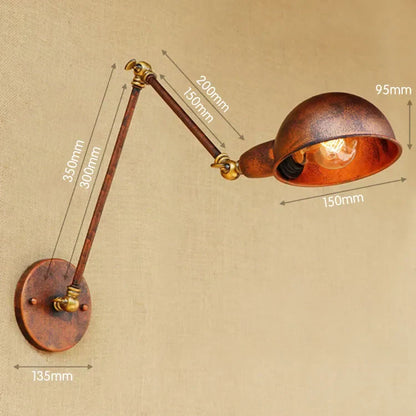 Decorbites™ verstellbare Langarm-Wandleuchte: Loft-Industrial-Vintage-Wandleuchte Luminaria