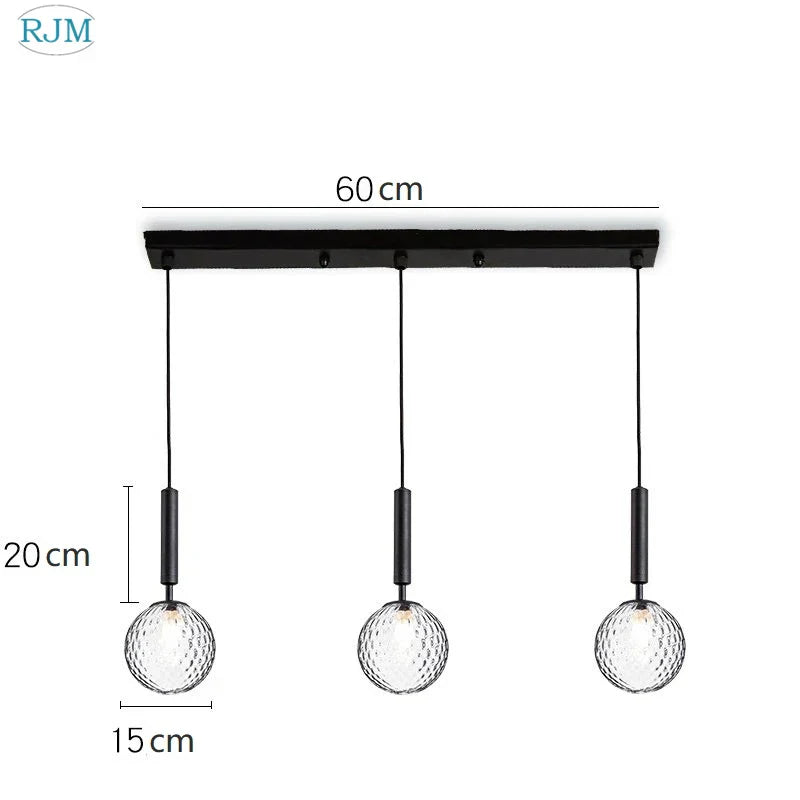 Decorbites™ Glasball-LED-Hängeleuchte: Nordisch Modern, Ein-Kopf, Kreatives Design