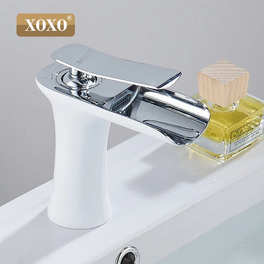 Decorbites™ Kupfer-Wasserfall-Waschbeckenarmatur für moderne Beckenmischbatterie - 83008W