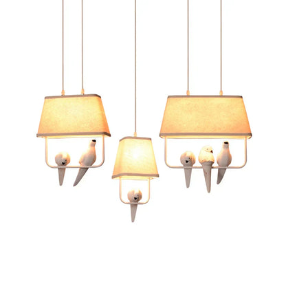 Decorbites™ Vogelkäfig-Lüster: Harz-Retro-Leuchte Pendellampe für Esszimmer, Schlafzimmer, Kücheninsel