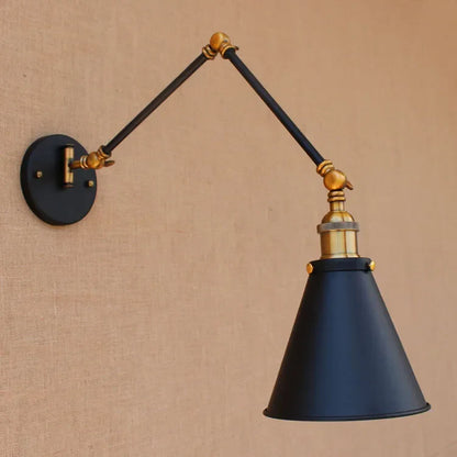 Decorbites™ Industrielle Schwenkbare Wandlampe Retro Vintage Stil Armatur LED Glühbirne Loft Wandleuchte