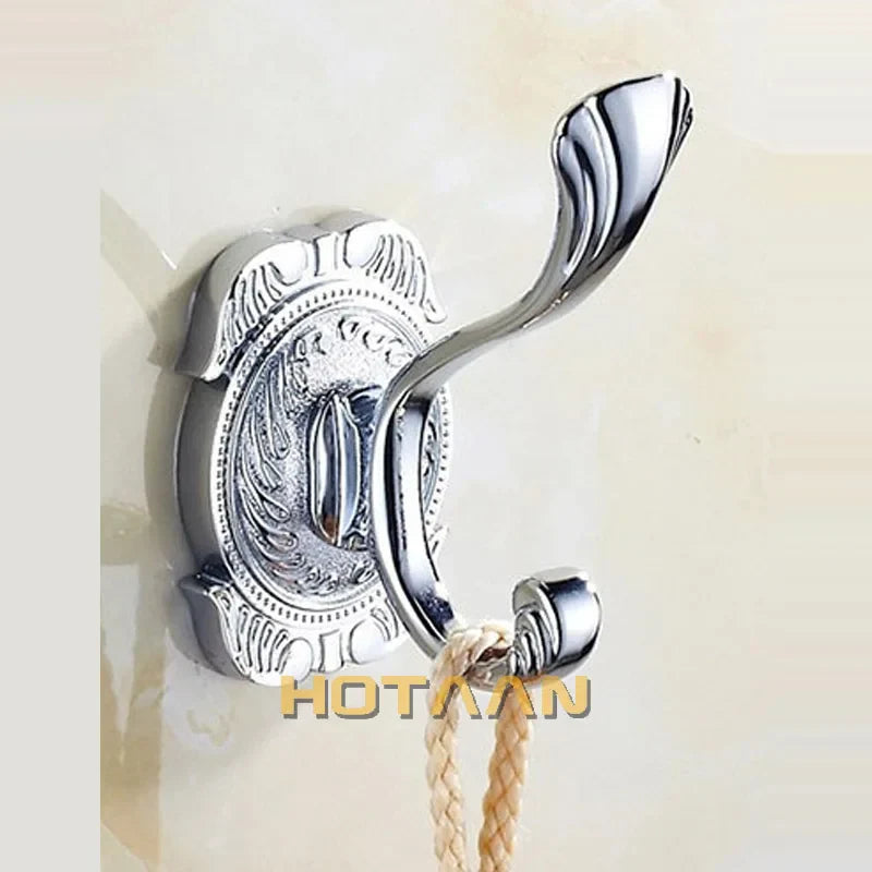 Gold Chrome Wall Hooks