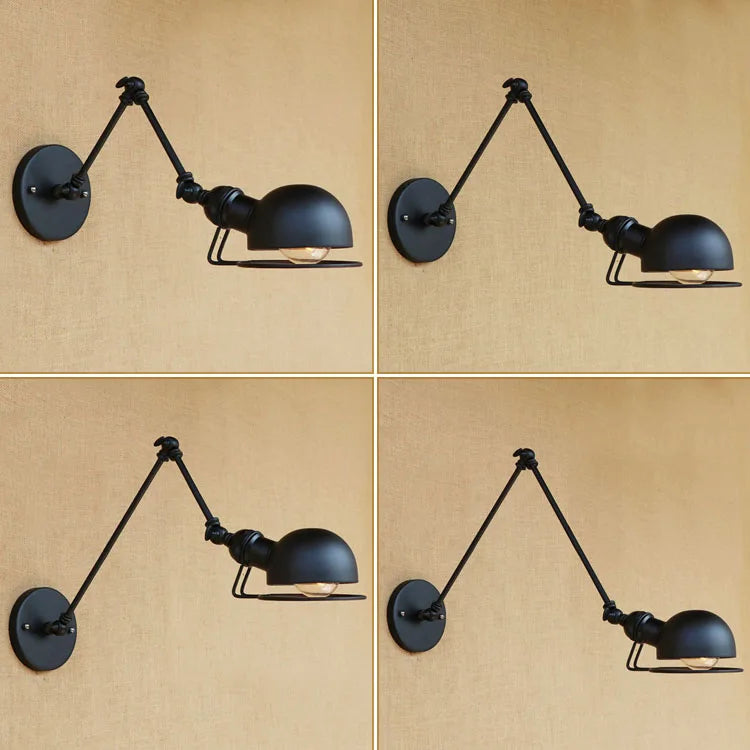 Decorbites™ Industrielle Vintage Wandarmleuchte Schwingarm Lichtarmatur