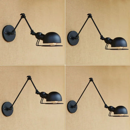 Decorbites™ Industrielle Vintage Wandarmleuchte Schwingarm Lichtarmatur