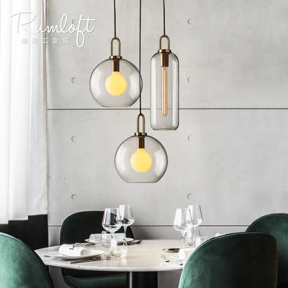 Decorbites™ Glas-Kugelleuchter für Wohnzimmer, Esszimmer, Bar – Luxuriöser Industrie-Stil