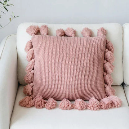 Decorbites™ Strick-Kissenbezug in Einheitsfarben - Weiches 45*45cm Kissenbezug für Sofa, Bett, Kinderzimmer