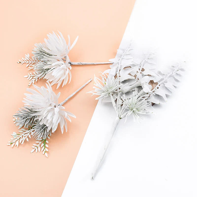 DecorBites™ Decorative Flowers Wreaths for Home Wedding DIY Gifts Bouquet Artificial Plants