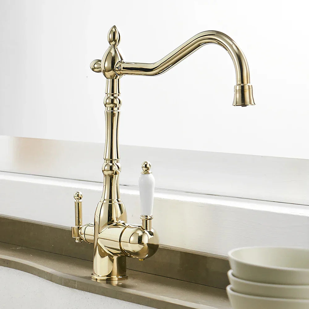 Decorbites™ Küchenarmatur mit Wasserreinigungsmischerhahn 360° Drehung für Küche WF-0193K