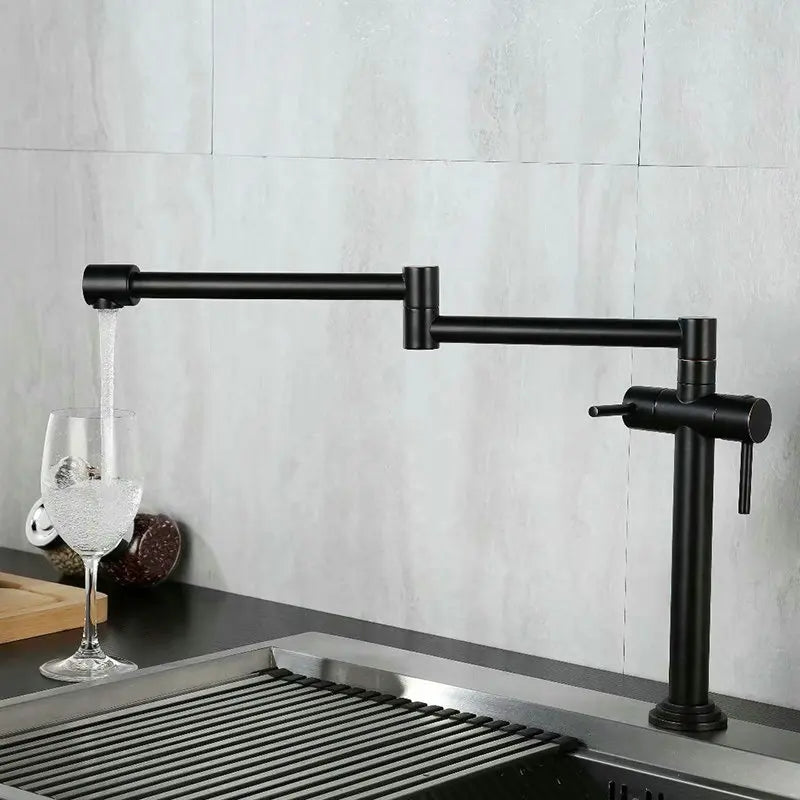 Brass Deck Kitchen Faucet