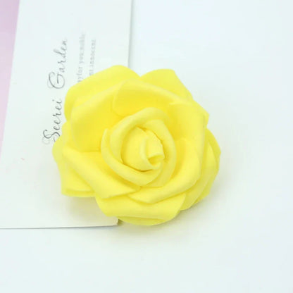 Decorbites™ Schaumrosen Blumenwand Heim Hochzeitsdekoration Brautbrosche Handgefertigte Künstliche Blumen