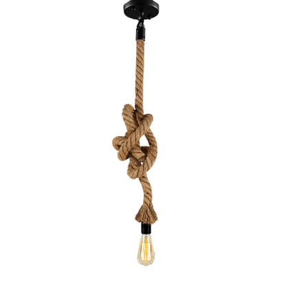 Decorbites™ Hanfseil-Hängeleuchte E27 Industrieller Loft-Restaurant-Kaffee-Persönlichkeitslampe
