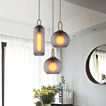 Decorbites™ Glas-Kugelleuchte: Luxus-Lampe für Restaurants & Bars, nordisches Schlafzimmerlicht