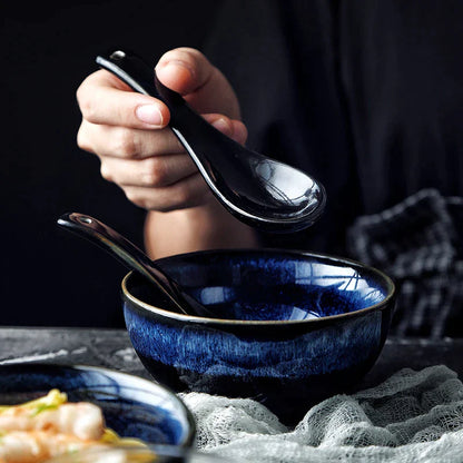 Decorbites™ im Ofen gebrannter Keramik-Nudel-Schüssel - Große Suppen-Schüssel für Ramen, Reis und Salat
