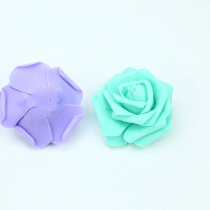 Decorbites™ Schaumrosen Blumenwand Heim Hochzeitsdekoration Brautbrosche Handgefertigte Künstliche Blumen