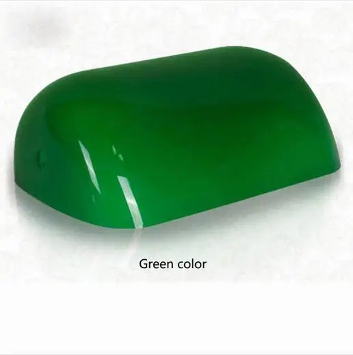 Decorbites™ Glas-Bankier-Lampenschirm – Elegante Lampenschutzabdeckung in Grün/Blau/Bernstein/Weiß