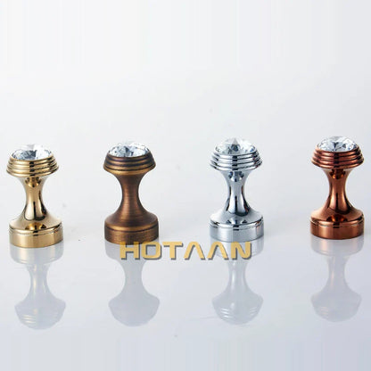 DecorBites™ Crystal Chrome Wall Hook for Bathroom Robes & Clothes - Copper Material