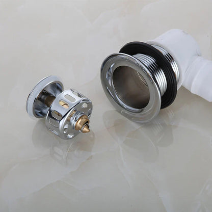 DecorBites™ Copper Tub Tub Pop-Up Core Foot Drainer Valve Drain Pipe Fittings