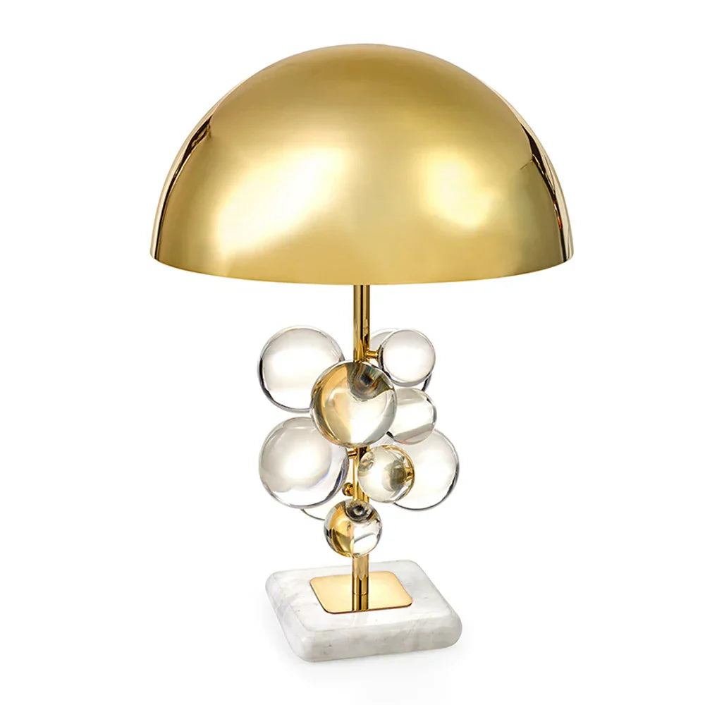 Decorbites™ Kristall-Marmor-Blase-Tischleuchte. LED-Schreibtischleuchte für Schlafzimmer und Eingangsbereich.