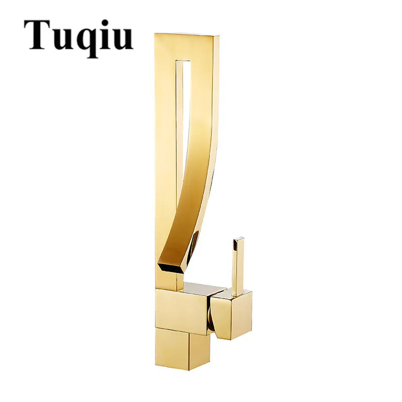 Gold Brass Mixer Tap