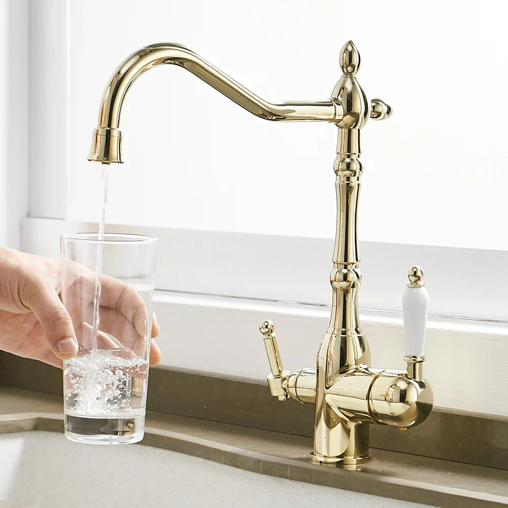 Decorbites™ Küchenarmatur mit Wasserreinigungsmischerhahn 360° Drehung für Küche WF-0193K
