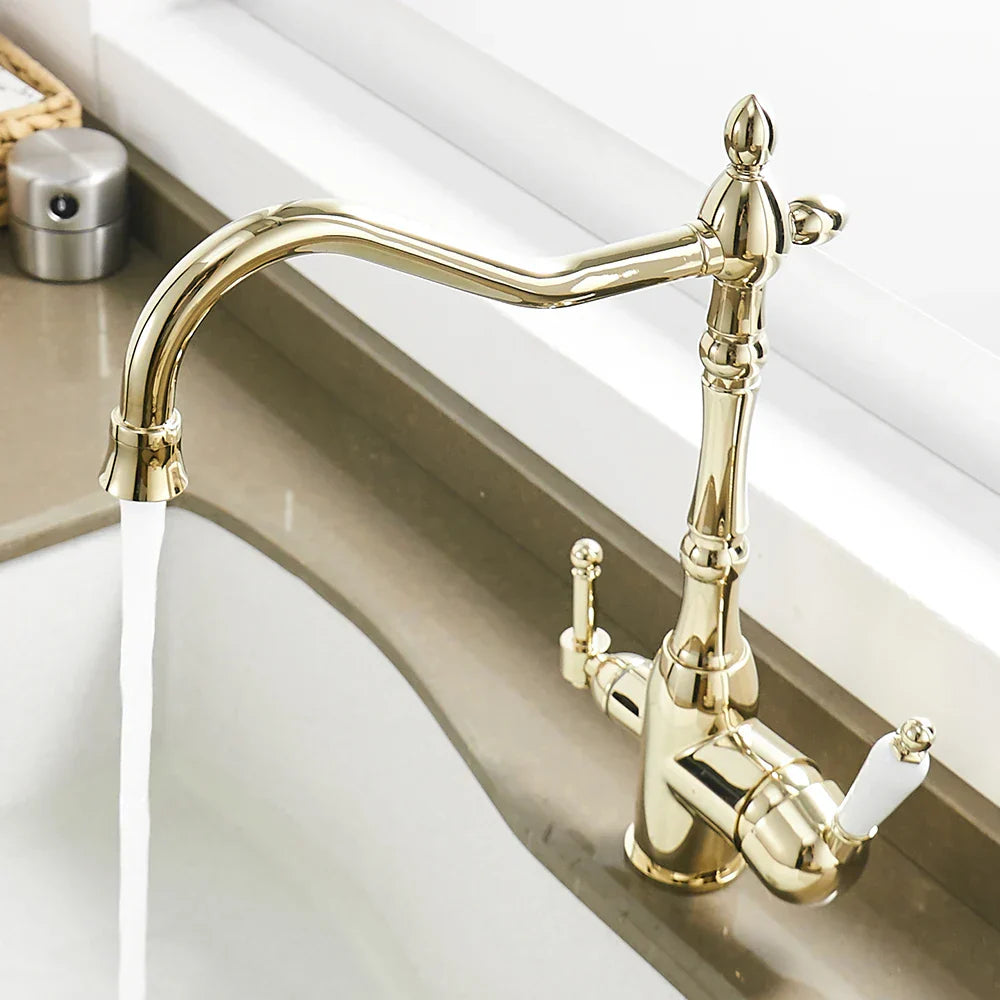 Decorbites™ Küchenarmatur mit Wasserreinigungsmischerhahn 360° Drehung für Küche WF-0193K