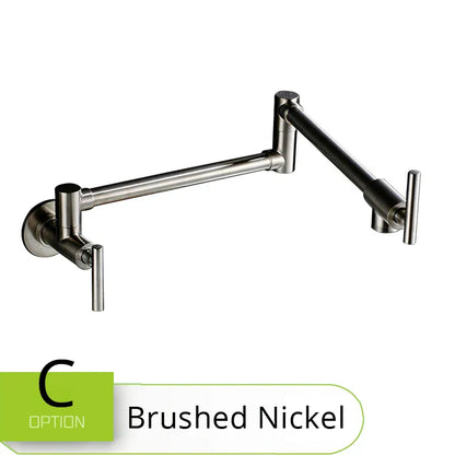 Decorbites™ Drehgelenk-Auslauf Messing-Küchenarmatur, Einloch Zwei-Griff Schwingarm