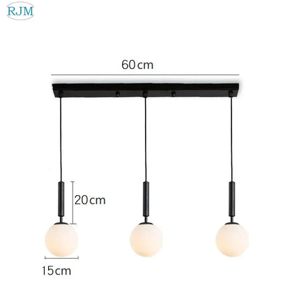 Decorbites™ Glasball-LED-Hängeleuchte: Nordisch Modern, Ein-Kopf, Kreatives Design